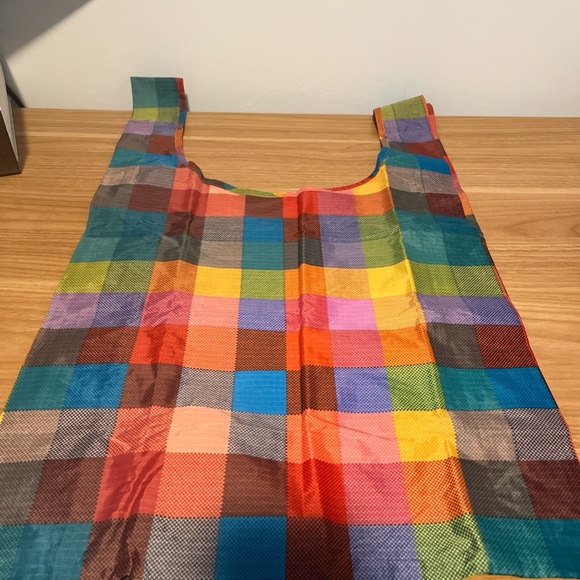 Baggu Standard Reusable - Madras Print - Picture 3 of 4